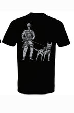 Load image into Gallery viewer, K9 Skeleton Handler T-Shirt
