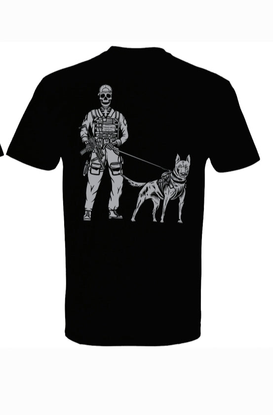K9 Skeleton Handler T-Shirt