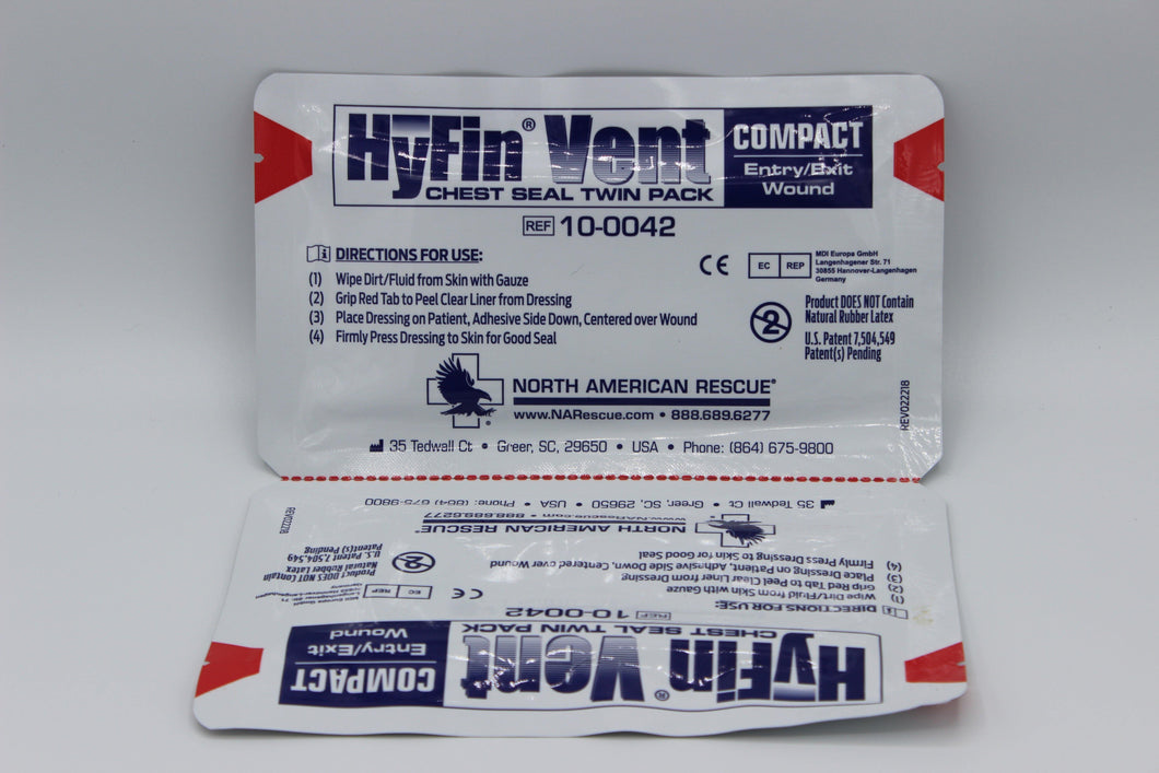 HyFin Chest Seal (2 pack) - Triad Medical Training